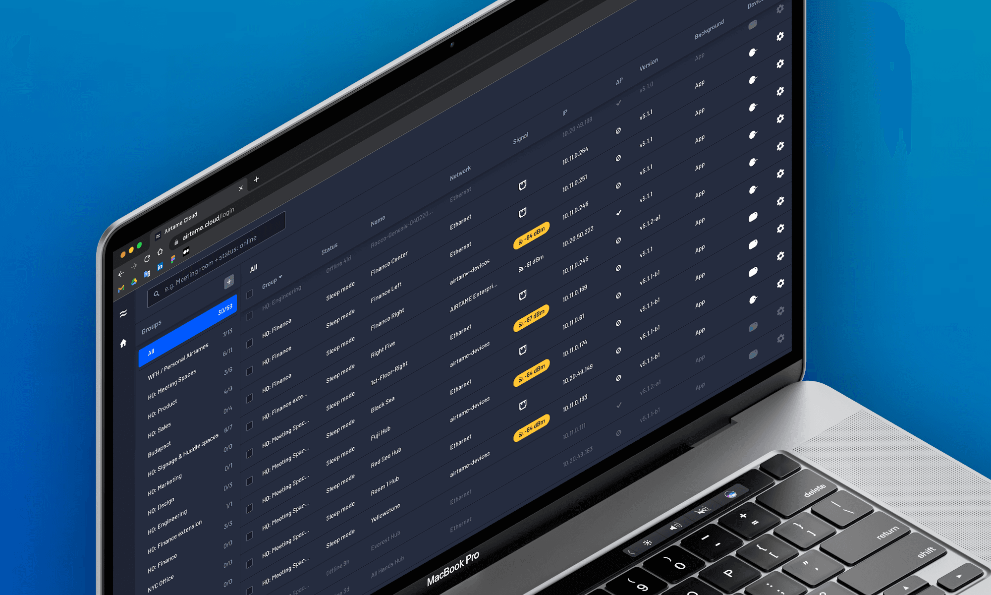 Image of how the platform look after the redesign.